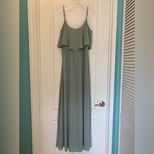 Sage green Maxi dress in size large
